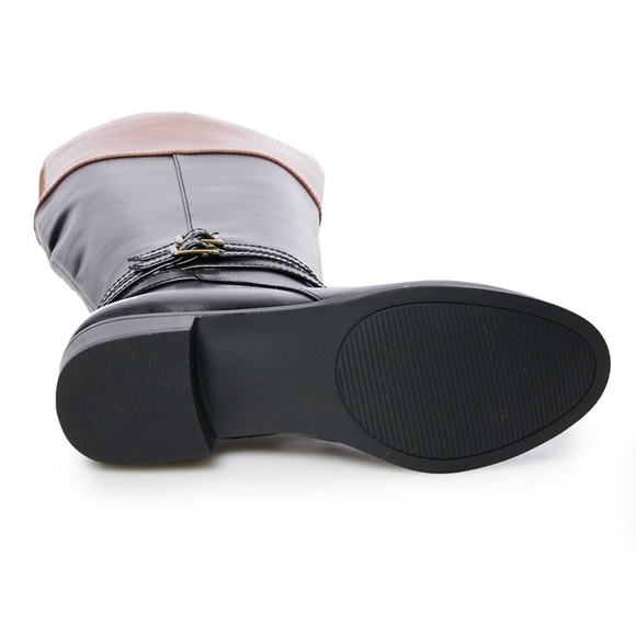 LAST ONE AVAILABLE!! - New SO Women's Knee High Riding Boots Black Brown - Picture 4 of 16